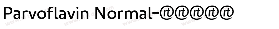 Parvoflavin Normal字体转换